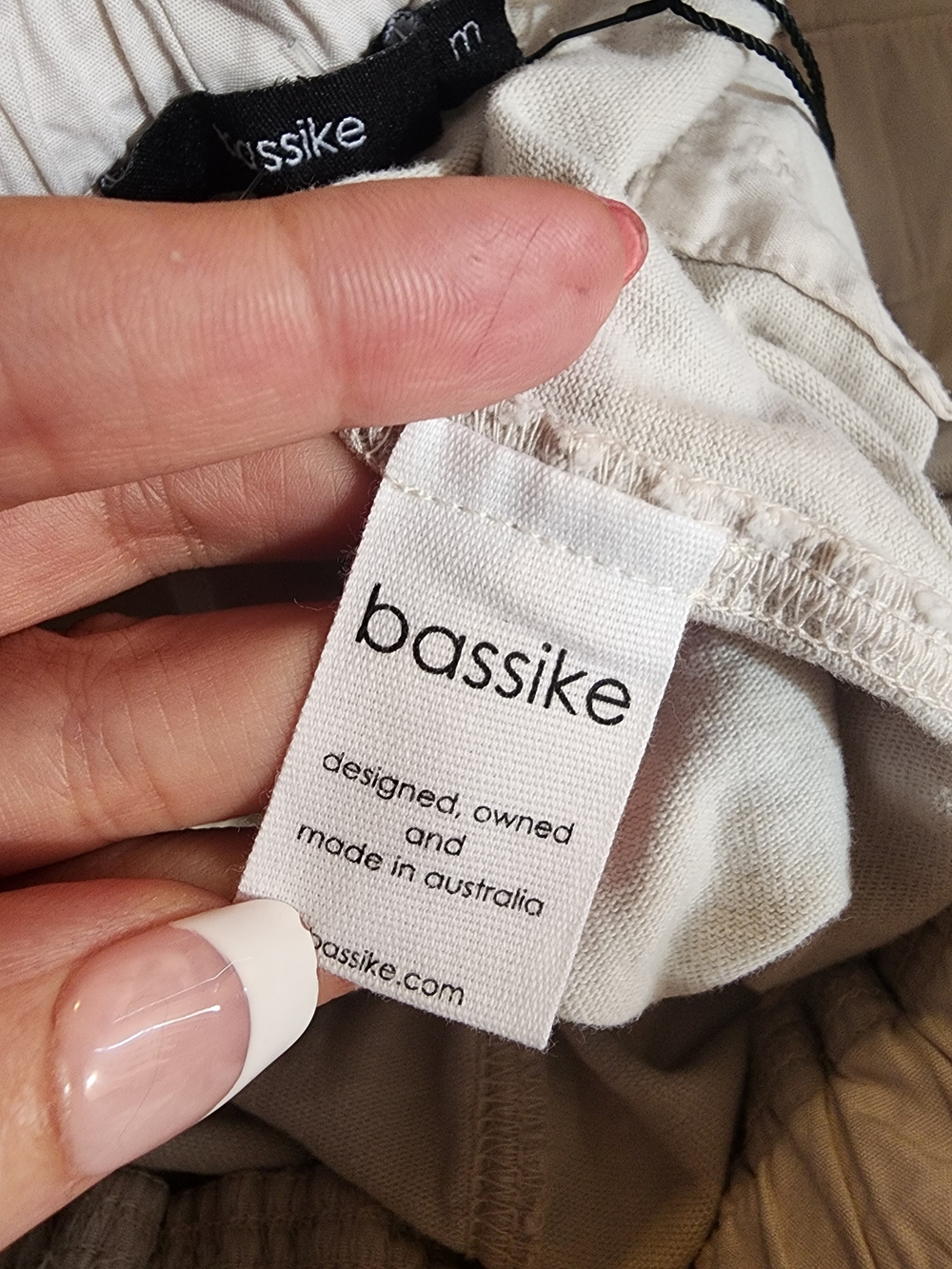 Bassike Tie-Dye Organic Cotton Drawstring Pants, Medium - Picture 5 of 6